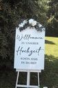Mietgesteck Staffelei Grün/Weiß