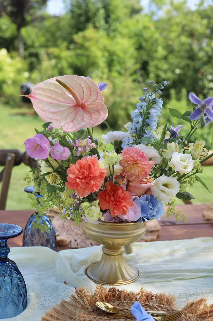 Kelchvase Gold