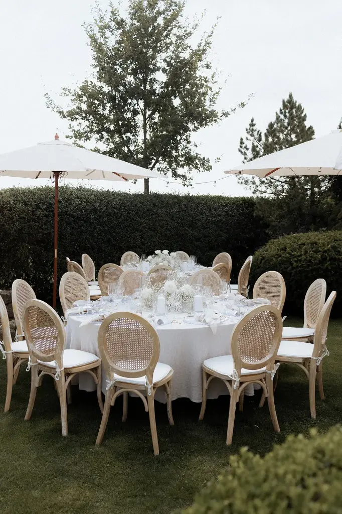 Cross Back Rattan