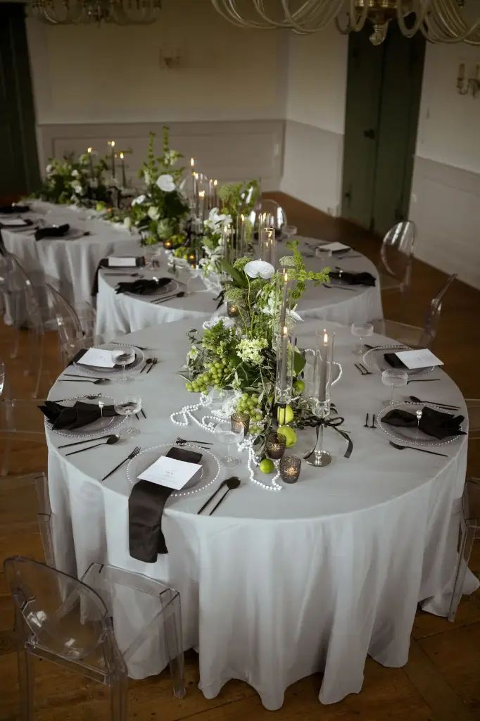 Tischdecke Grau Rund