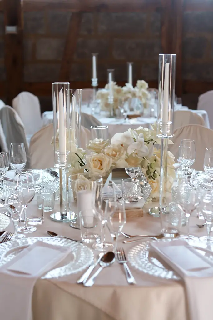 Kerzenständer Glas 3-Teilig