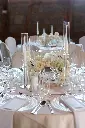 Kerzenständer Glas 3-Teilig