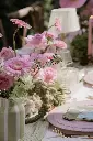 Platzteller Rosa