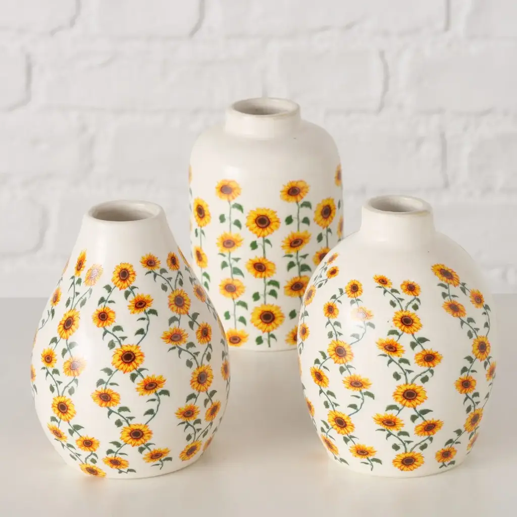 Vase Sonnenblummen