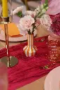 Vase Creme / Orange
