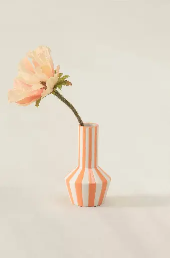 Vase Creme / Orange
